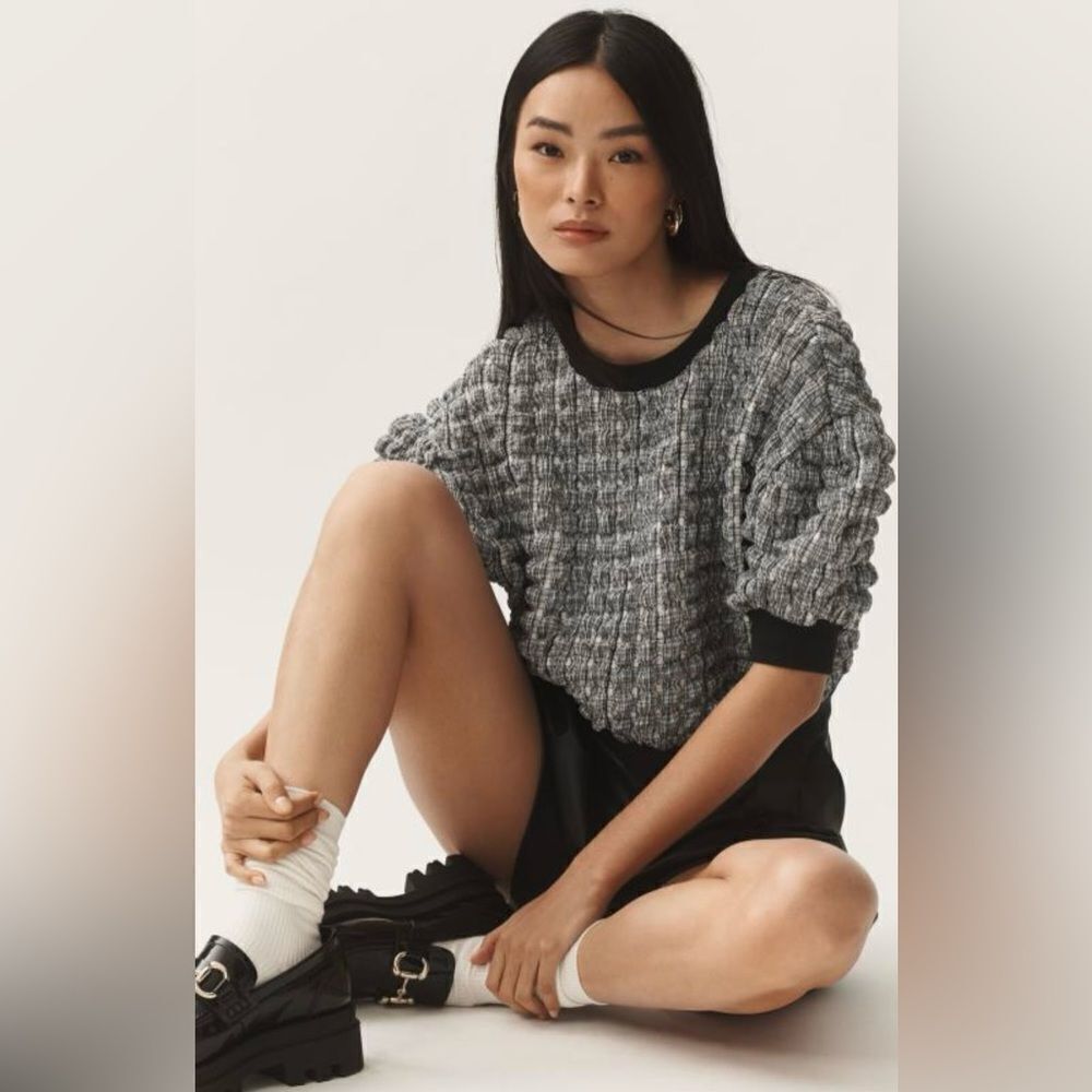 NWT Maeve Puff Sleeve Bubble Top